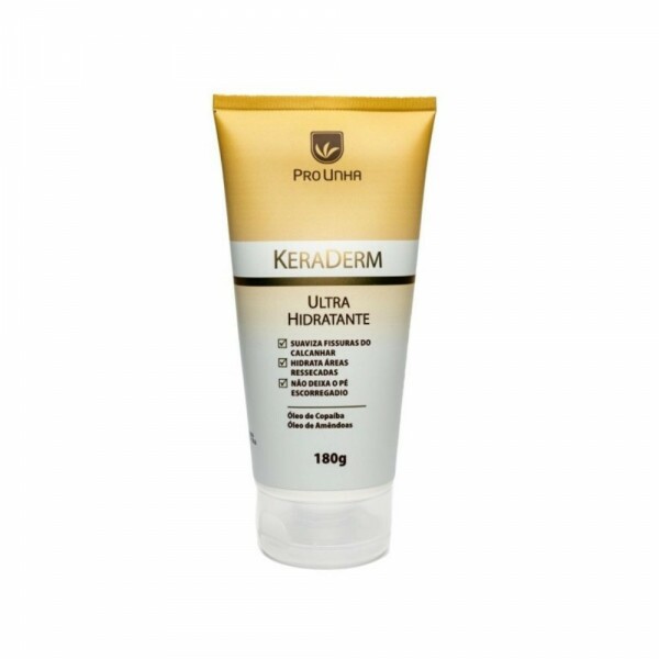 KeraDerm 180g Pro Unha - Creme Intensivo para Fissuras e Hidratação Profunda
